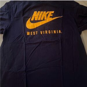 Nike Blue and Yellow Short Sleeve Tee